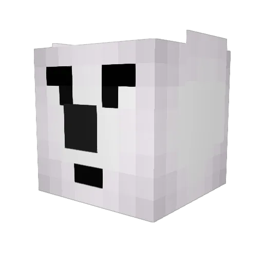 Brian108 Minecraft avatar head, 3D render
