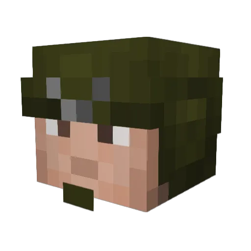 Brian11e3 Minecraft avatar head, 3D render