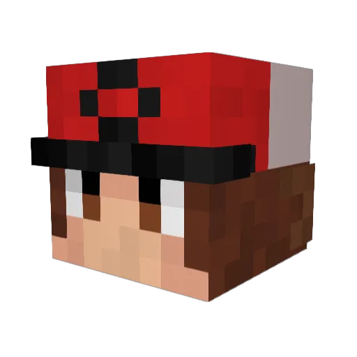 Brian62801 Minecraft avatar head, 3D render
