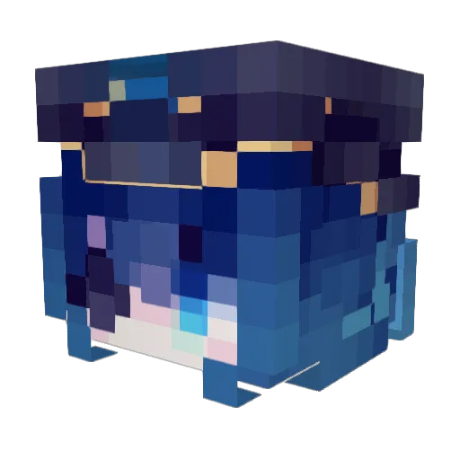 BrianDeng Minecraft avatar head, 3D render