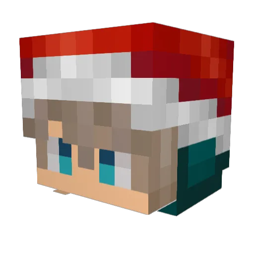 BrianFinney Minecraft avatar head, 3D render