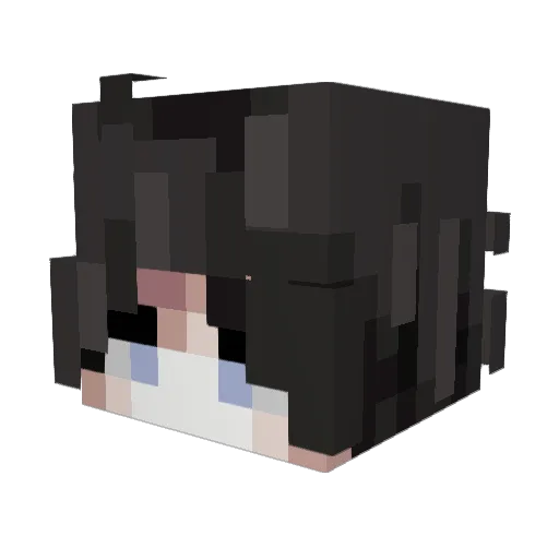 BrianJust Minecraft avatar head, 3D render