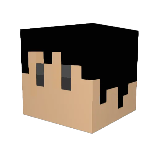 BrianKowalzek Minecraft avatar head, 3D render