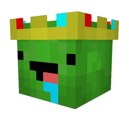 BrianV14 Minecraft avatar head, 3D render