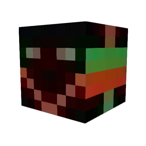 Brianbm3 Minecraft avatar head, 3D render