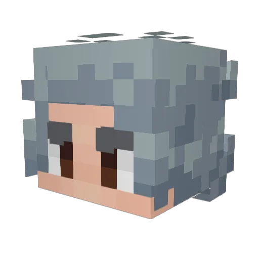 Briannihilator Minecraft avatar head, 3D render