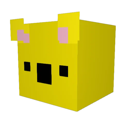 Brianpickle Minecraft avatar head, 3D render