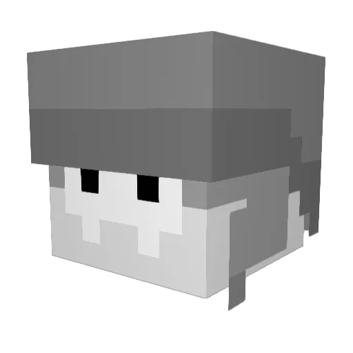 Brianski8 Minecraft avatar head, 3D render