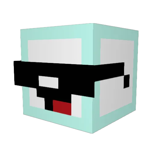 BriarOG Minecraft avatar head, 3D render