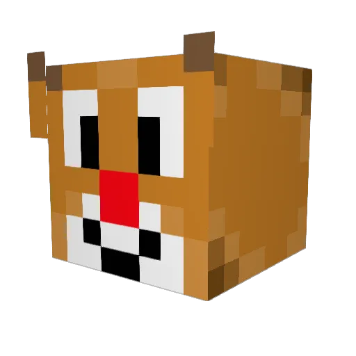 Briar_Nick_Wilde Minecraft avatar head, 3D render