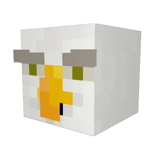 Briarb0I Minecraft avatar head, 3D render