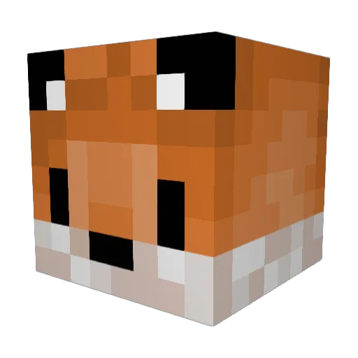 Bribrogaming Minecraft avatar head, 3D render
