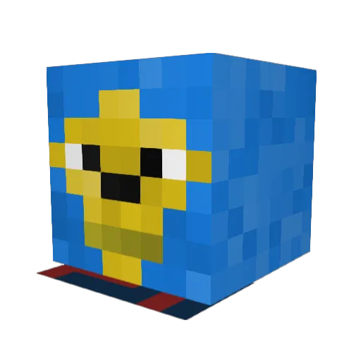 BriceDick Minecraft avatar head, 3D render