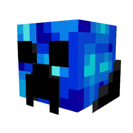 BrickBossND Minecraft avatar head, 3D render