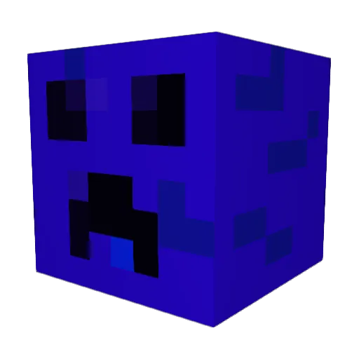 BrickMan787 Minecraft avatar head, 3D render