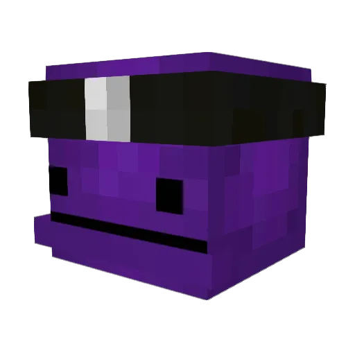 BrickNox Minecraft avatar head, 3D render