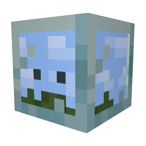 Brick_Steve Minecraft avatar head, 3D render