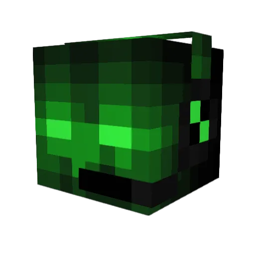 Bricker17 Minecraft avatar head, 3D render