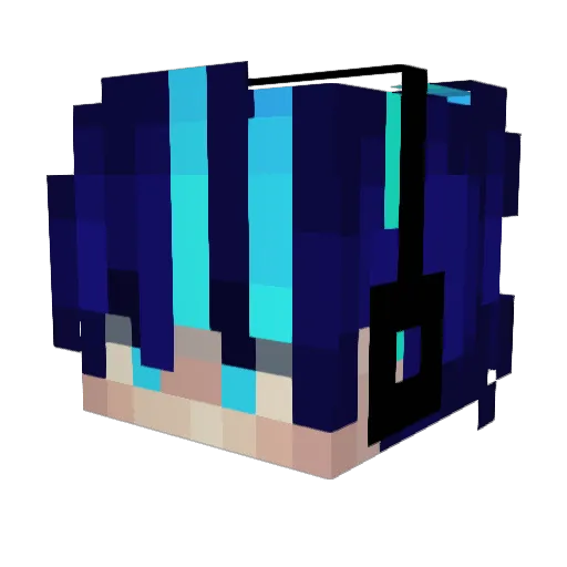 Brickninja6135 Minecraft avatar head, 3D render