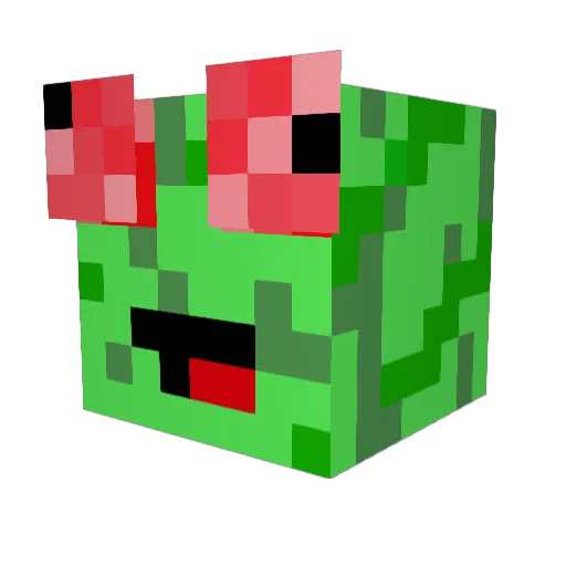 Bricky420 Minecraft avatar head, 3D render