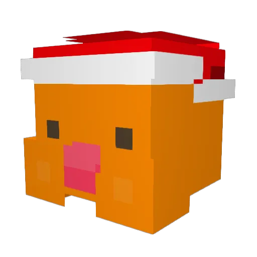 BridCar Minecraft avatar head, 3D render