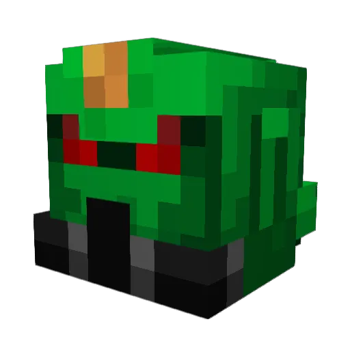 BridalPlum Minecraft avatar head, 3D render
