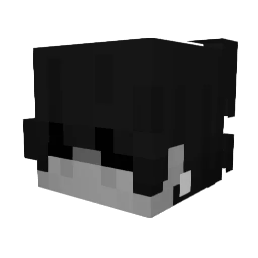 Bridel Minecraft avatar head, 3D render