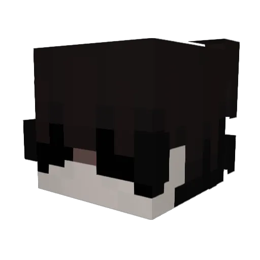 BridgeClap Minecraft avatar head, 3D render