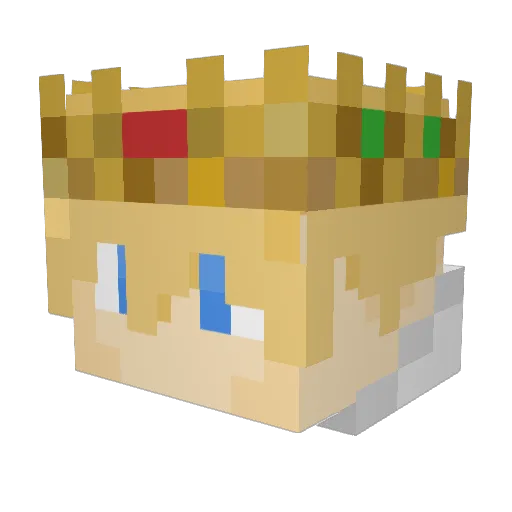 BridlingSoup388 Minecraft avatar head, 3D render