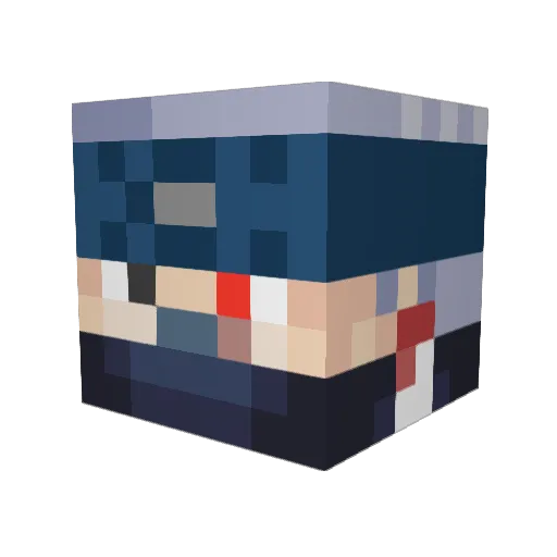 BrieBrie123 Minecraft avatar head, 3D render