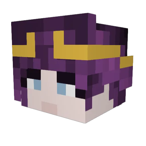 Brie_Butterfield Minecraft avatar head, 3D render