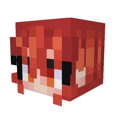 Brien_Blart Minecraft avatar head, 3D render