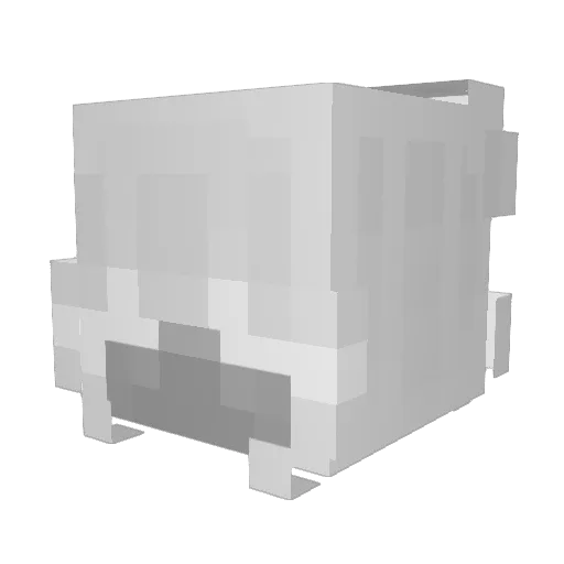 BrightIntentions Minecraft avatar head, 3D render