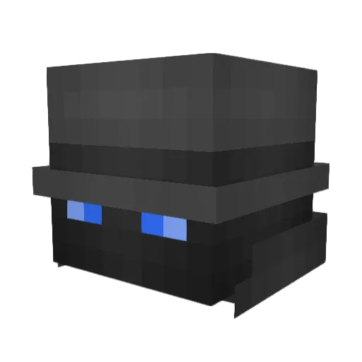 BrightKnight44 Minecraft avatar head, 3D render