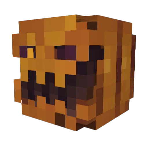 Brightright Minecraft avatar head, 3D render