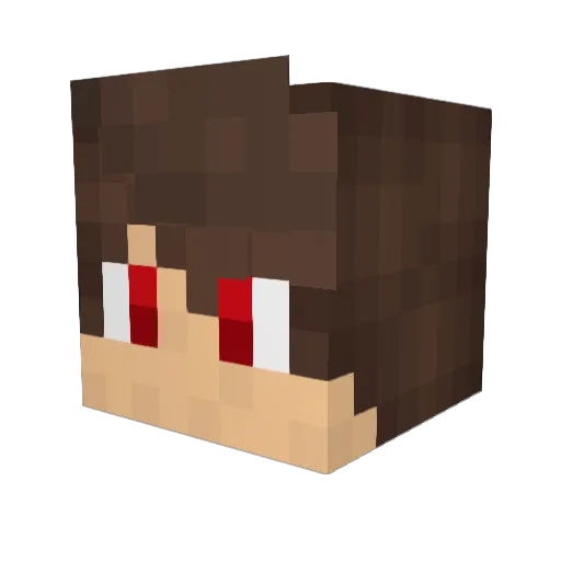 Brigor Minecraft avatar head, 3D render
