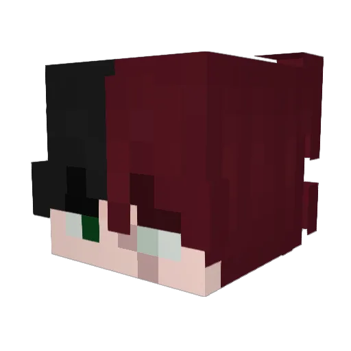 BrilliantLegatus Minecraft avatar head, 3D render