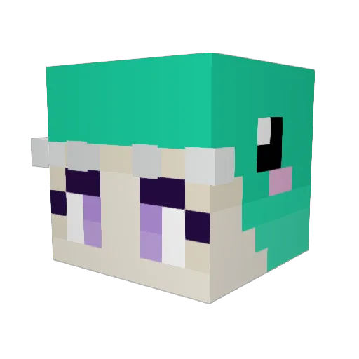 BrimbleGramble Minecraft avatar head, 3D render