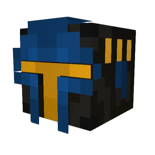 Brimster25 Minecraft avatar head, 3D render