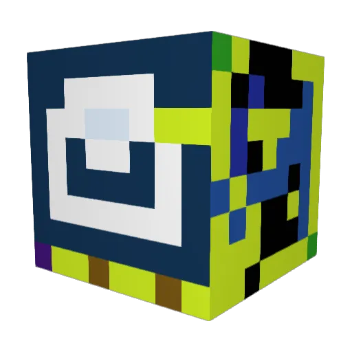 Brin2013 Minecraft avatar head, 3D render