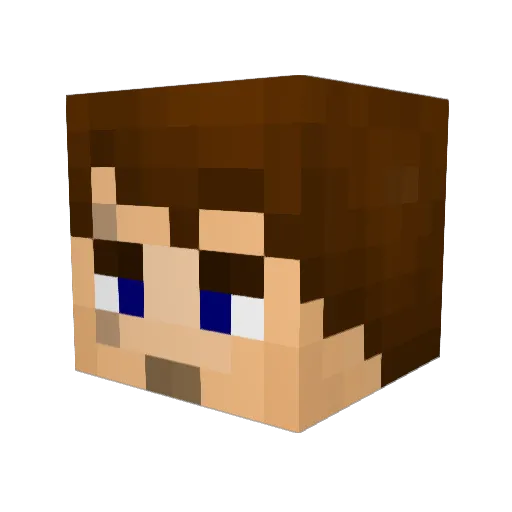 Brina927 Minecraft avatar head, 3D render