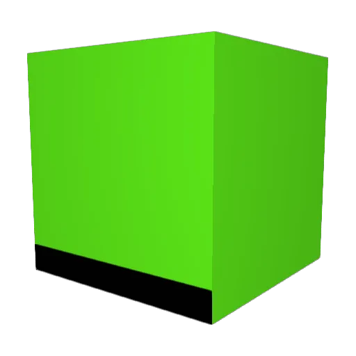 BringTheCall Minecraft avatar head, 3D render