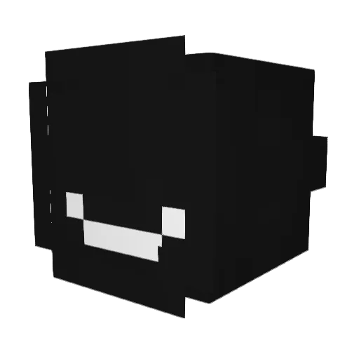 BringaZ Minecraft avatar head, 3D render