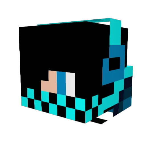 Bringen99 Minecraft avatar head, 3D render