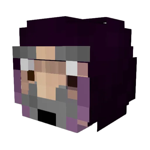 BrinkieGames Minecraft avatar head, 3D render