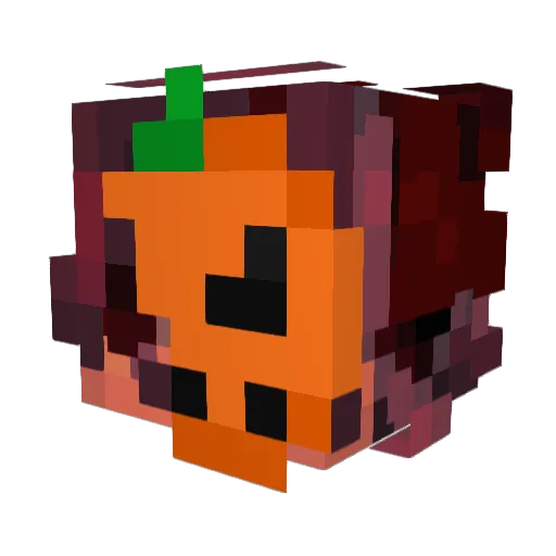 BriqhtLiqht Minecraft avatar head, 3D render