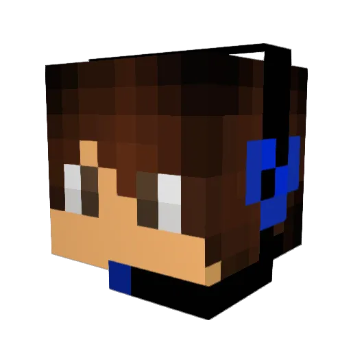 BrisPlays Minecraft avatar head, 3D render