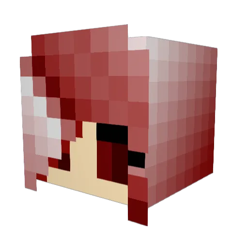 Briscoe07 Minecraft avatar head, 3D render