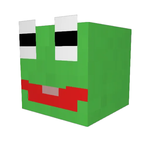Brishon21 Minecraft avatar head, 3D render