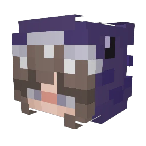BriskThe Minecraft avatar head, 3D render